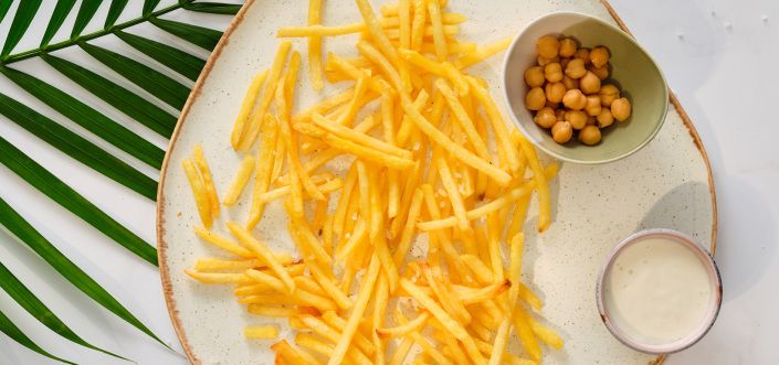 AVIKO Skinny Fries sa domaćom aquafaba majonezom