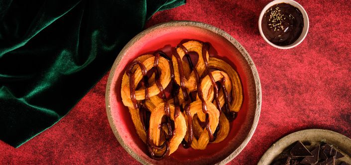 AVIKO Churros sa čokoladnom karamelom i anisom