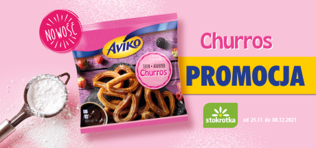 Słodki debiut Aviko Churros w sieci Stokrotka!