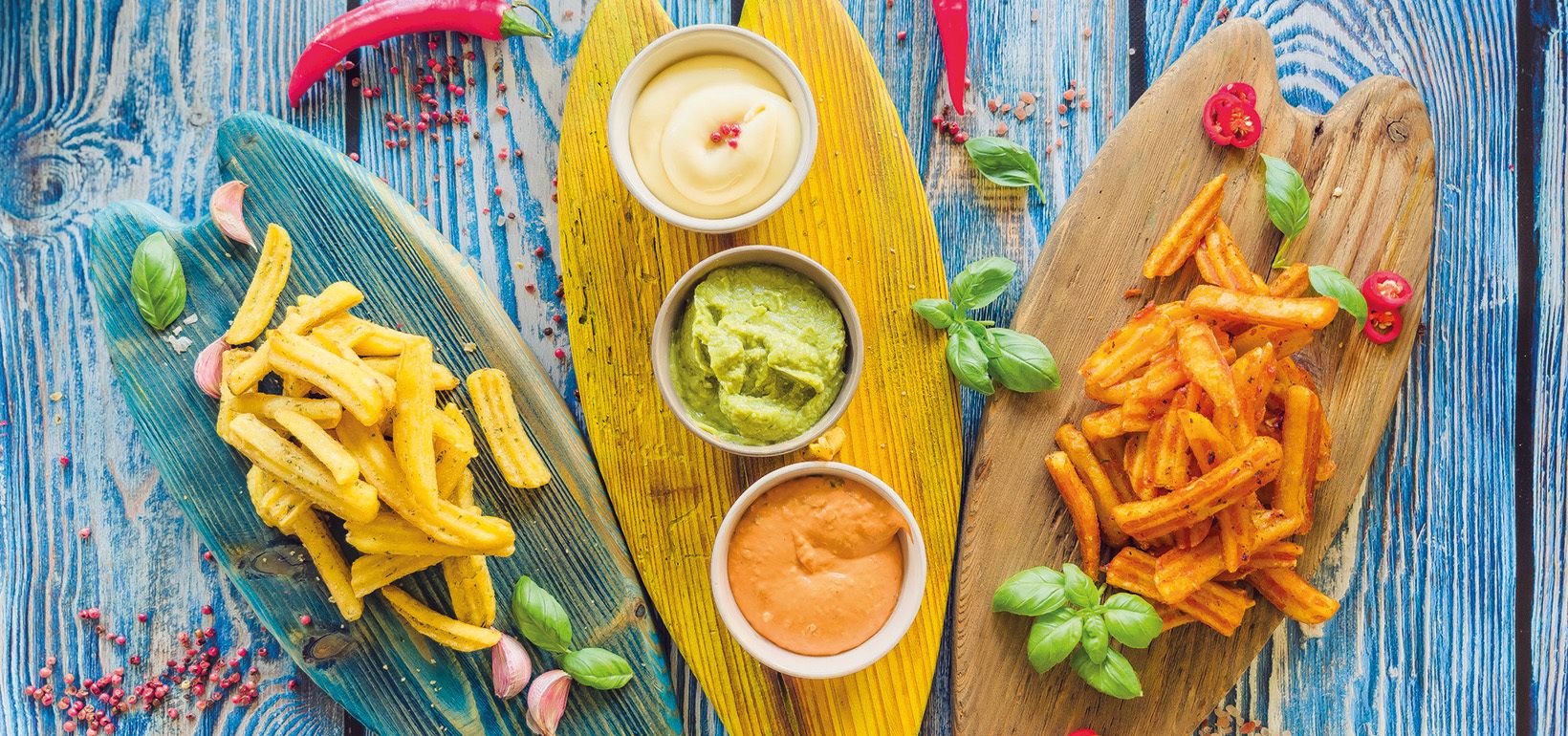 Aviko Wavy Blends Garlic & Herbs sa 3 laka umaka